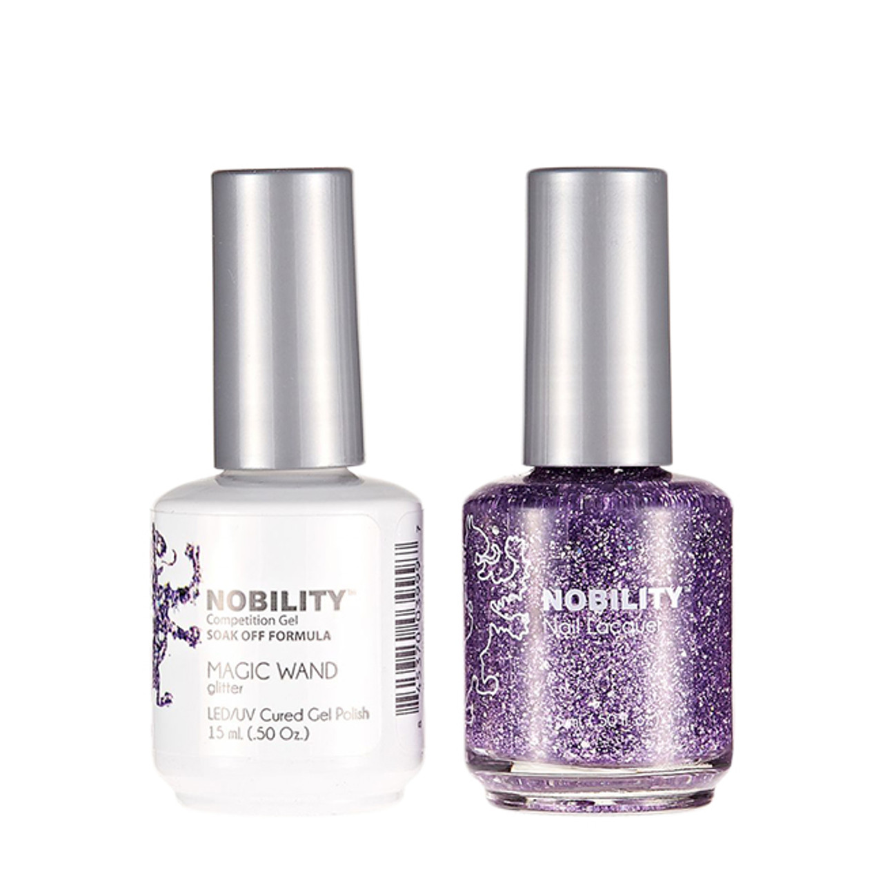 LeChat Nobility Gel Polish & Nail Lacquer Duo Set Magic Wand - .5 oz / 15 ml