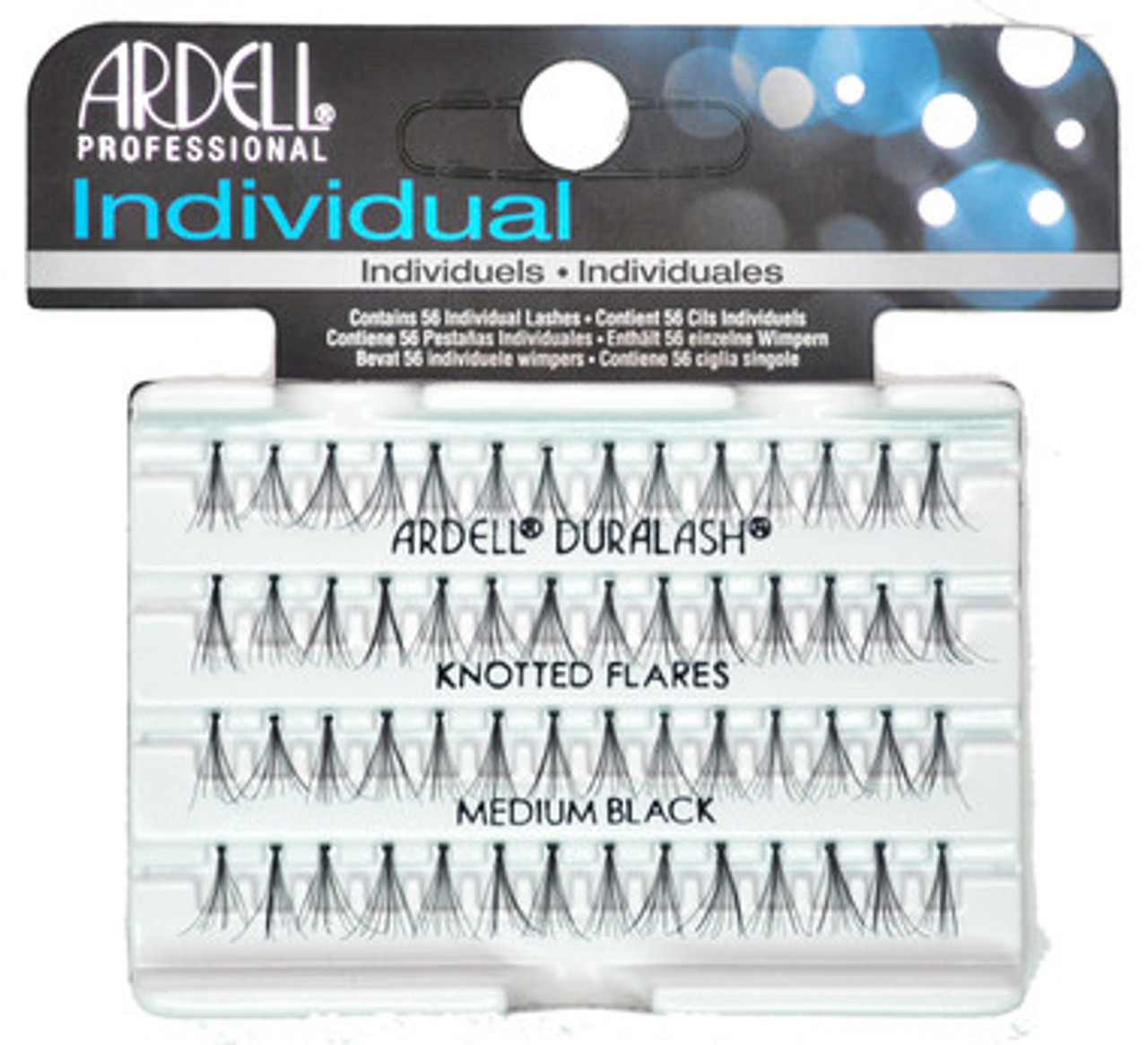 Ardell Individual Duralash - Knotted Flares - Medium Black