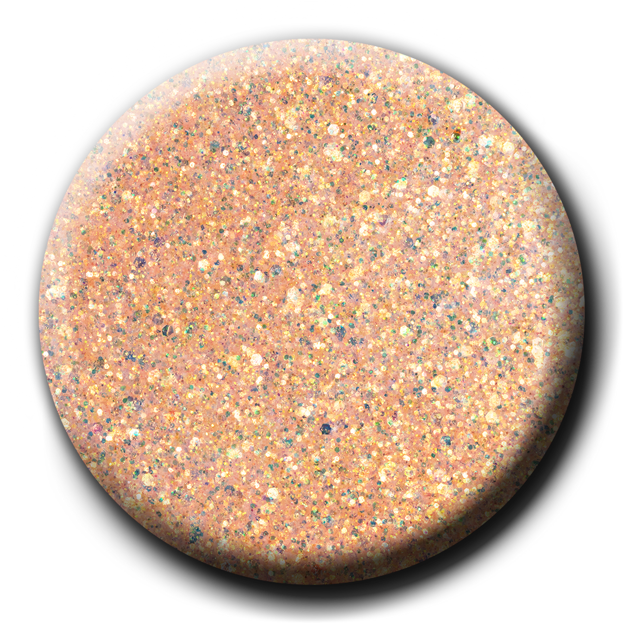 Light Elegance P+ Glitter Gel Polish Tangerine Dream - 15 ml