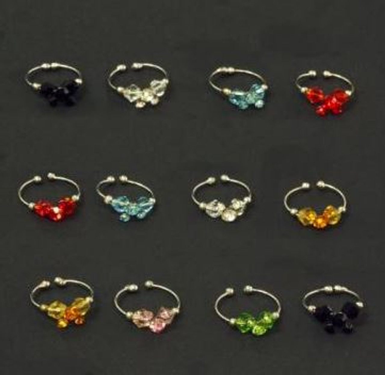 Adjustable Toe Ring - Style 215(100 rings / each tray)