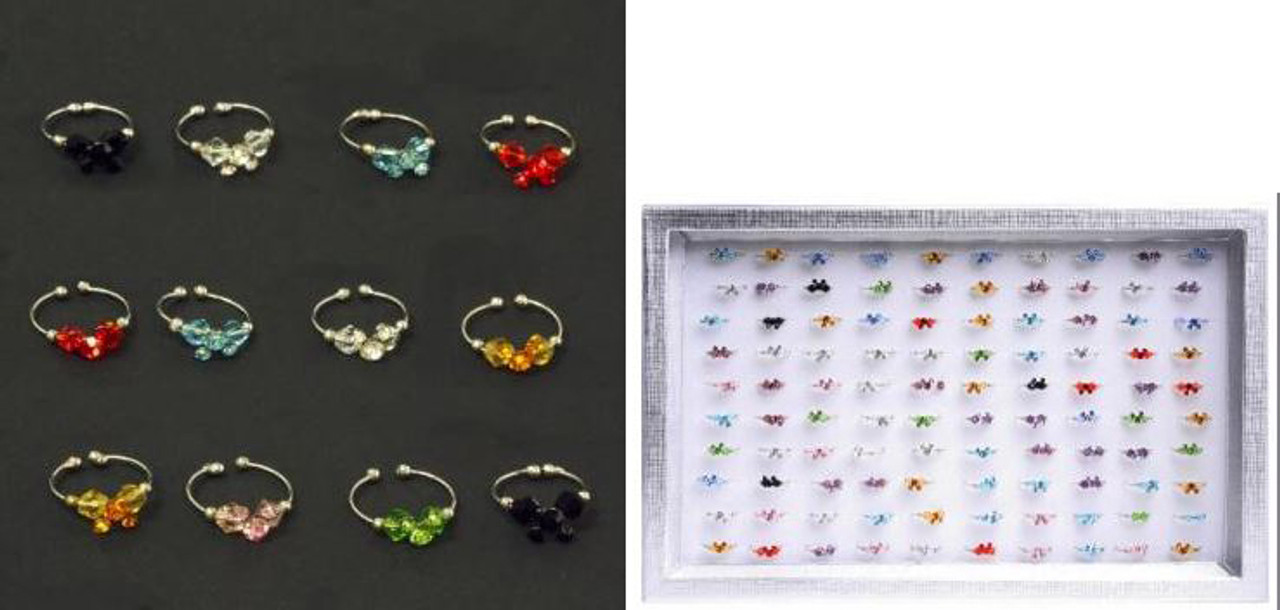 Adjustable Toe Ring - Style 215(100 rings / each tray)