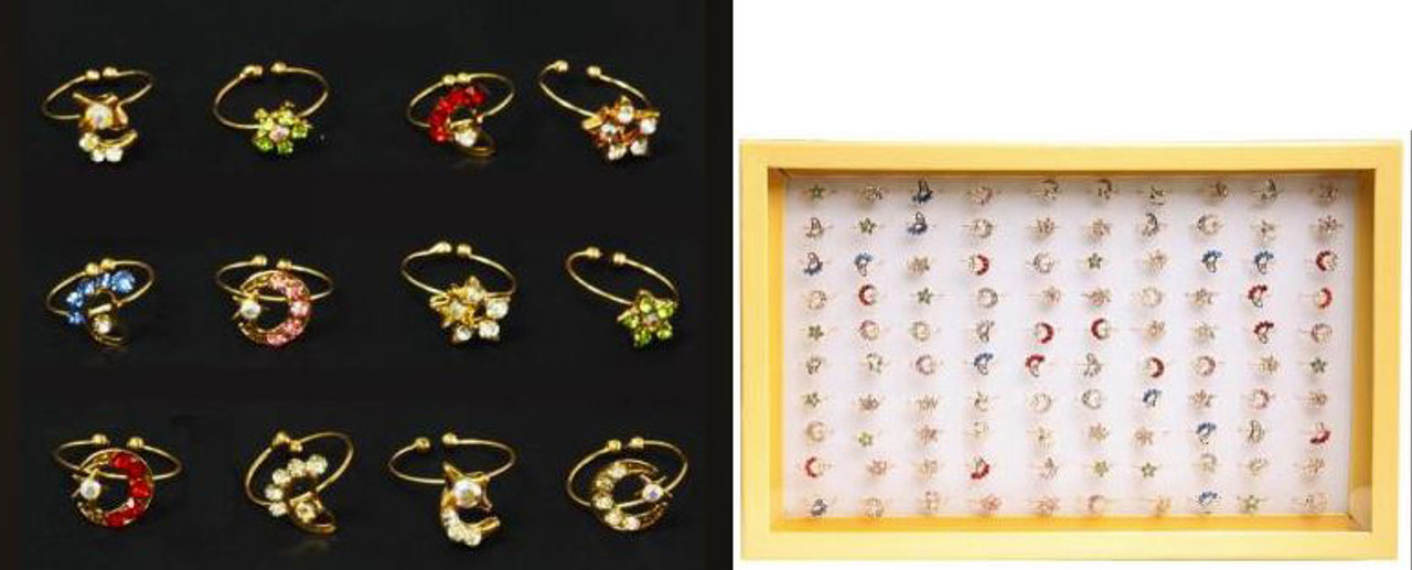 Adjustable Toe Ring - Style 213 (100 rings / each tray)