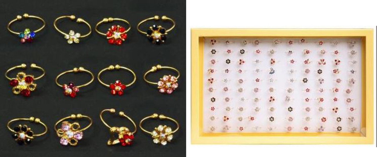 Adjustable Toe Ring - Style 212 (100 rings / each tray) Adjustable Toe Ring - Style 212 (100 rings / each tray)