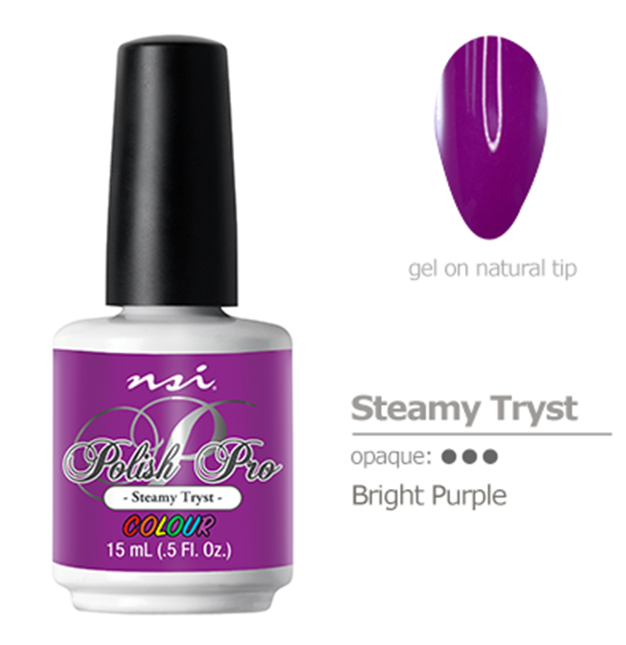 NSI Polish Pro Steamy Tryst - 15 mL (.5 Fl. Oz.)