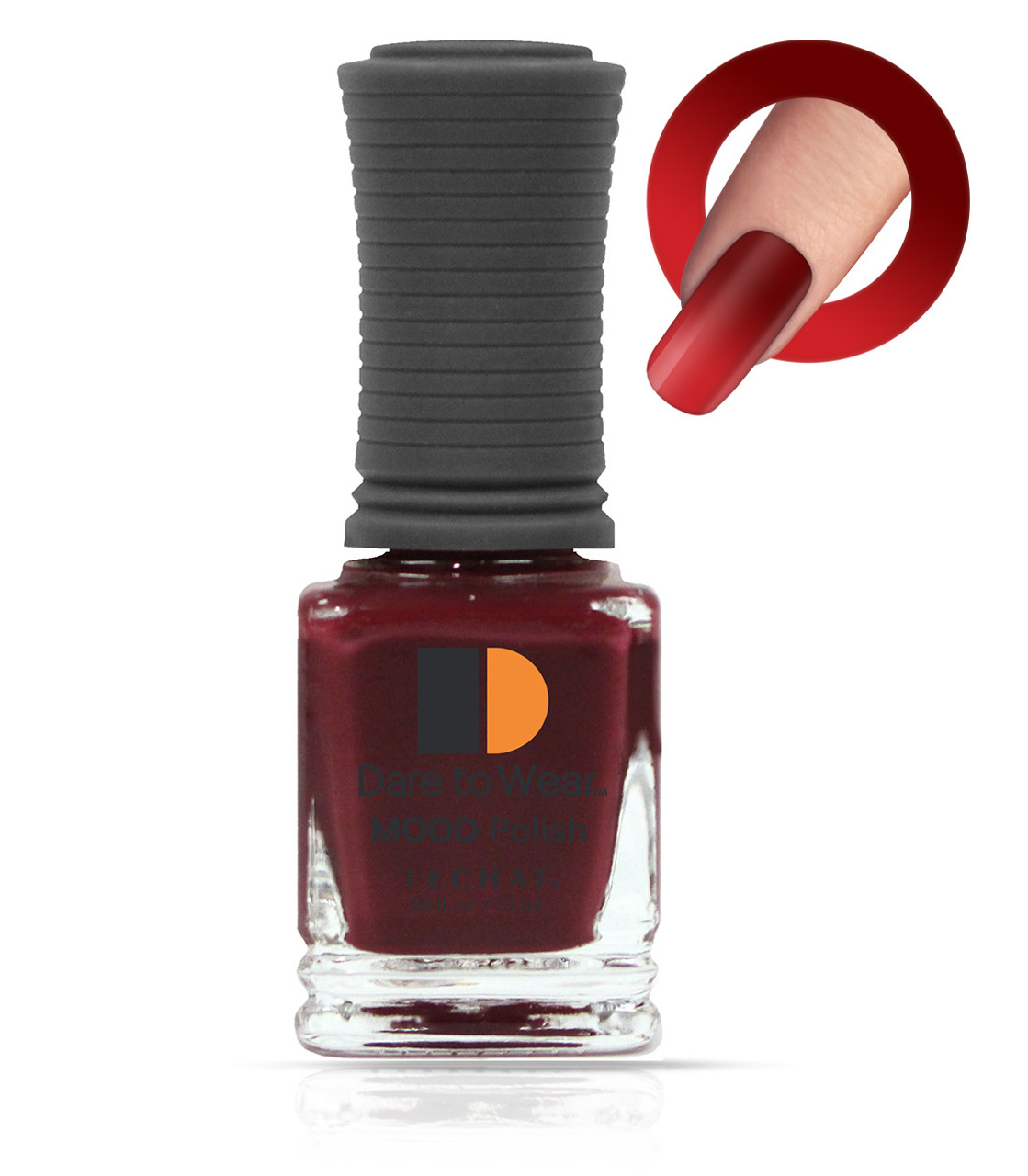LeChat Dare To Wear Mood Dark Rose - .5 oz LeChat Dare To Wear Mood Dark Rose - .5 oz