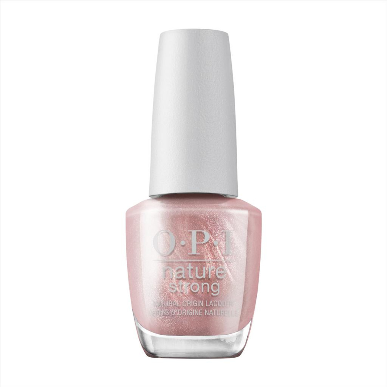 OPI Nature Strong Nail Lacquer Intentions are Rose Gold - .5 Oz / 15 mL