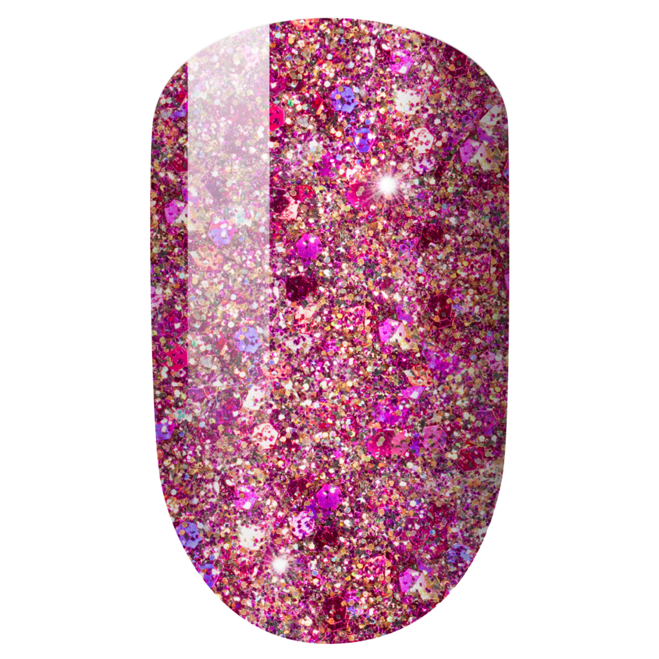 LeChat Dare to Wear Sky Dust Glitter Nail Lacquer Sonic Bloom - .5 oz
