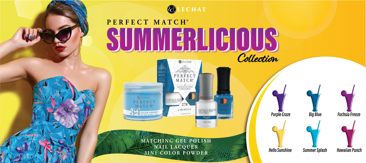 LeChat Perfect Match Summer 2021 Summerlicious Collection - 6 PCS