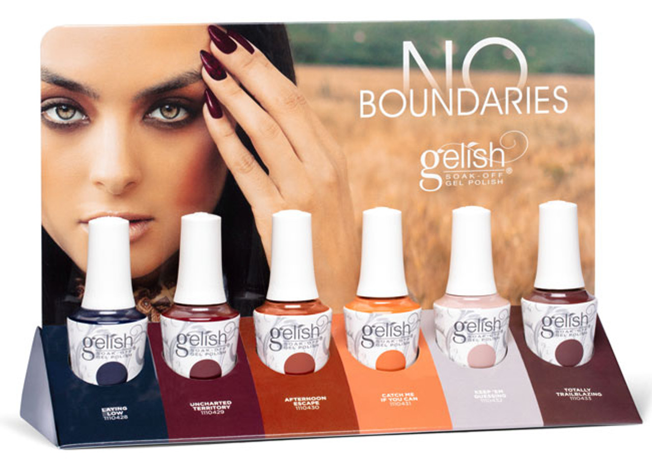 Gelish Soak-Off Gel No Boundaries Fall 2021 Collection - 6 PC***No Display