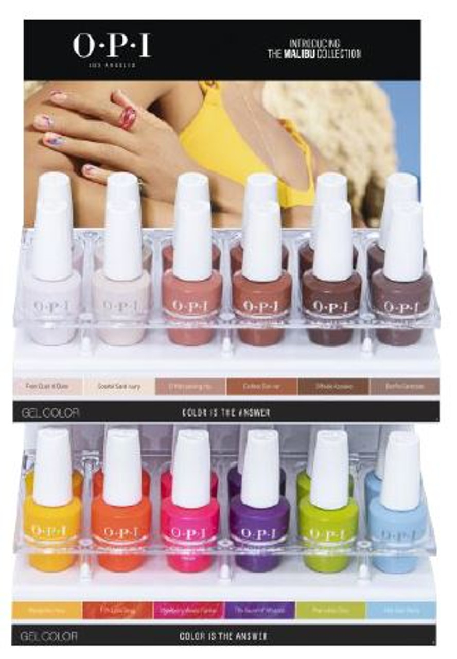 OPI GelColor SUMMER 2021 Malibu Collection - Open Stock