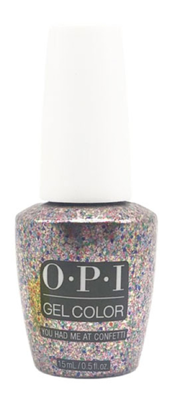 OPI GelColor You Had Me at Confetti - .5 Oz / 15 mL
