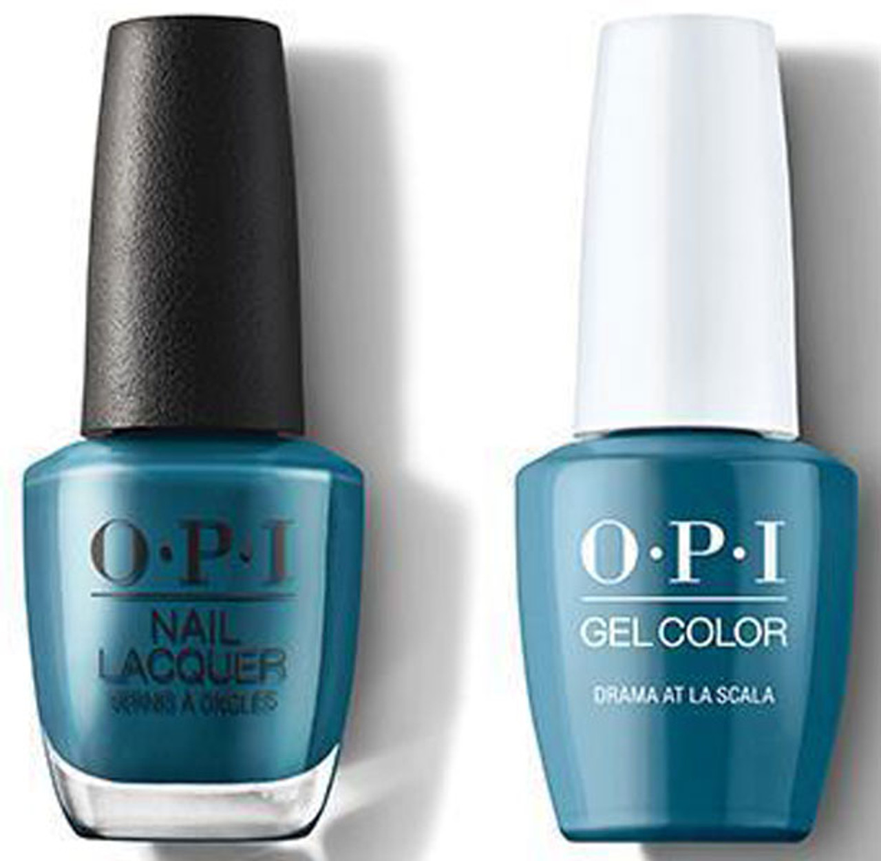 OPI DUO GelColor + Matching Classic Nail Lacquer Drama at La Scala