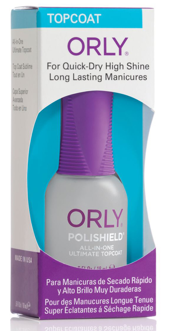 ORLY Polishield 3-in-1 Ultimate Topcoat - .6 fl oz / 18 mL