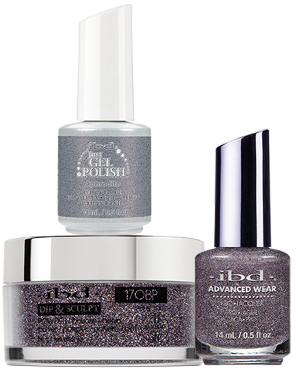 ibd Gel & Dip & Lacquer Trio Set Aphrodite