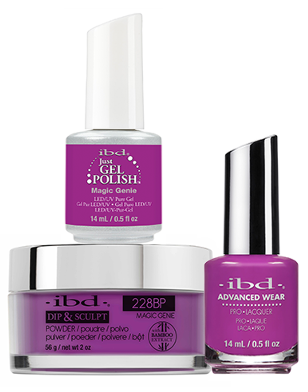 ibd Gel & Dip & Lacquer Trio Set Magic Genie