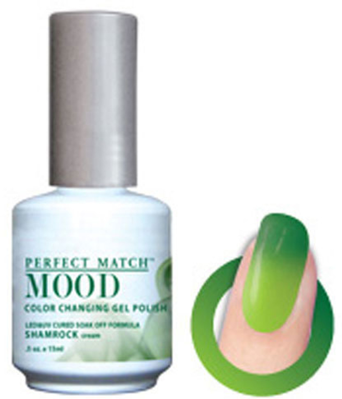 LeChat Perfect Match Mood Gel Polish Shamrock - .5oz