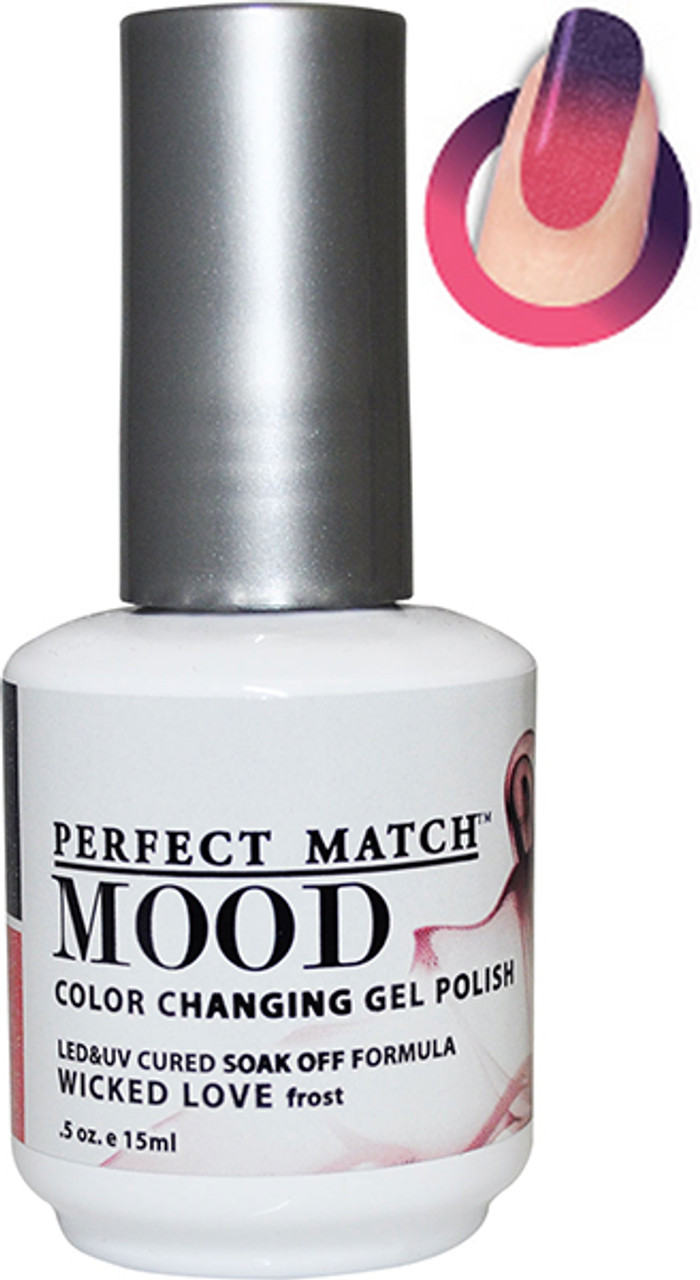 LeChat Perfect Match Mood Gel Polish Wicked Love - .5oz