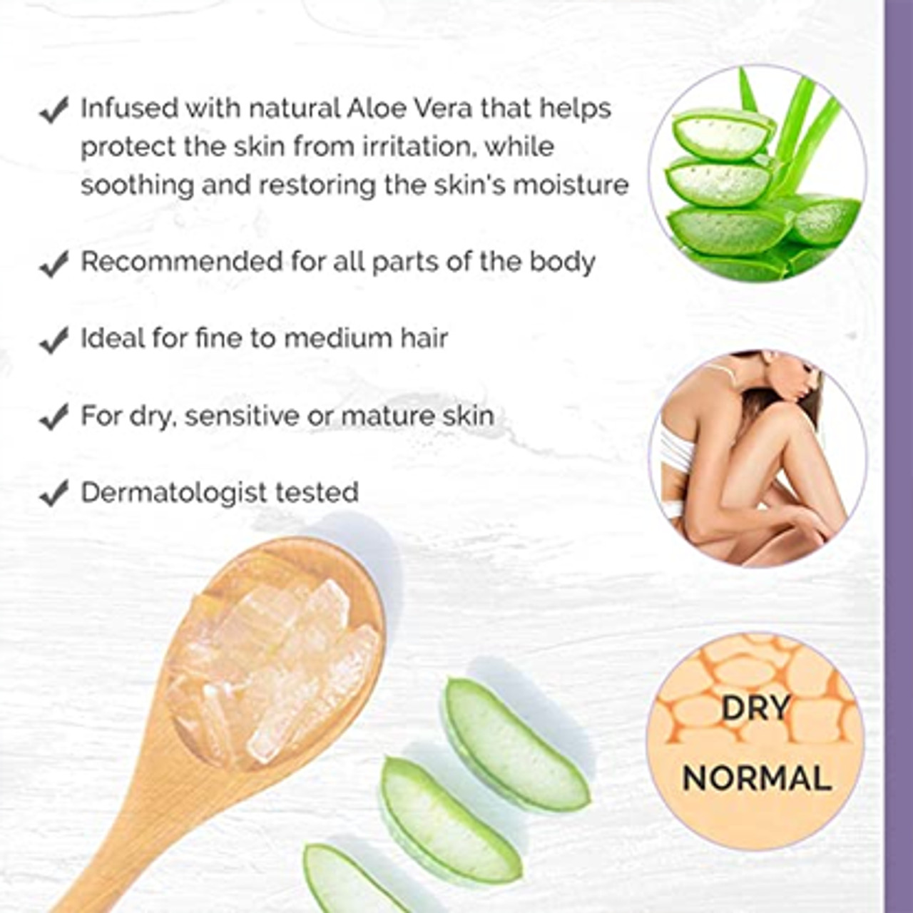 Satin Smooth Aloe Vera Wax - 14oz