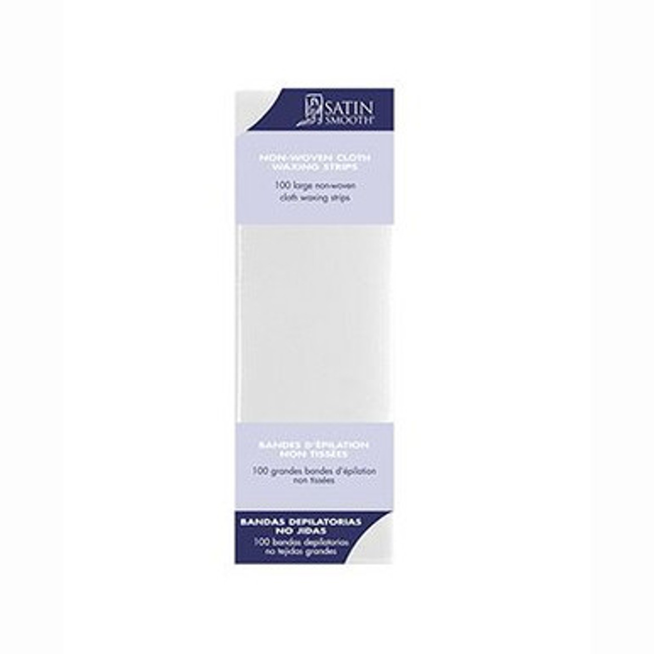 Satin Smooth Large Non-Woven Cloth Waxing Strips