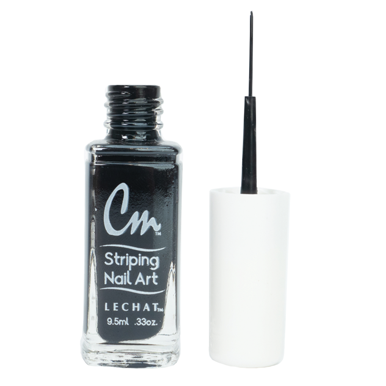 LeChat Cm Striping Nail Art - Black