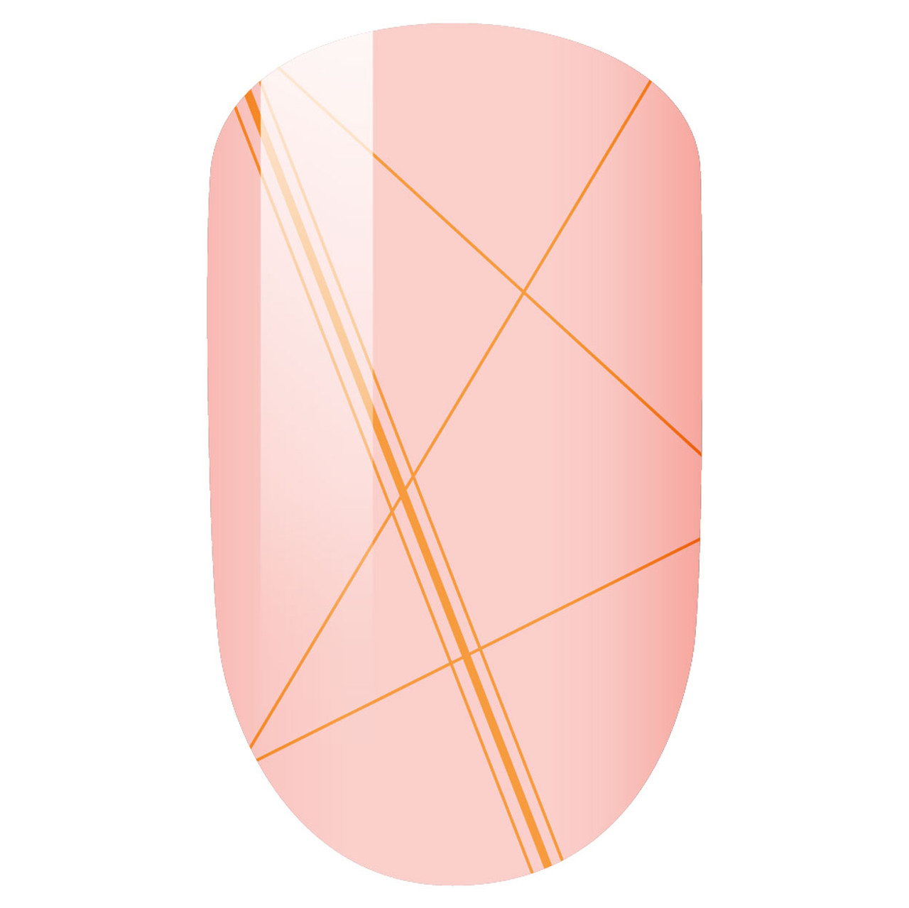 LeChat Cm Striping Nail Art - Orange Jolt