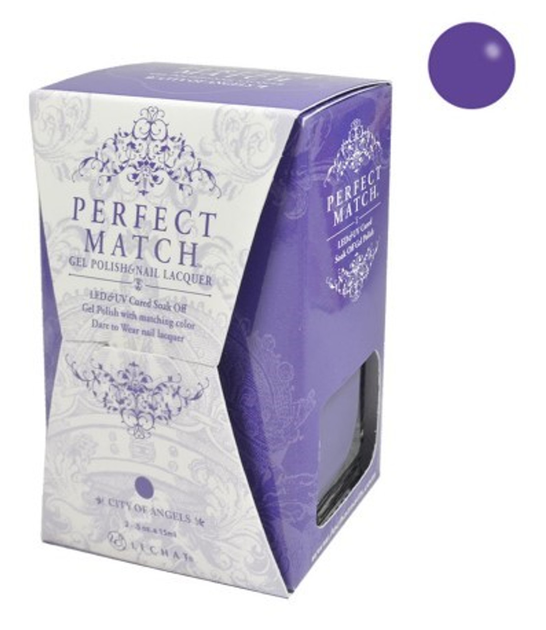 LeChat Perfect Match Gel Polish & Nail Lacquer City Of Angels  - .5oz LeChat Perfect Match Gel Polish & Nail Lacquer City Of Angels  - .5oz