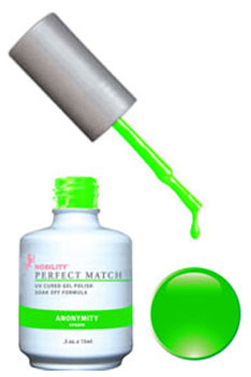 LeChat Perfect Match Gel Polish & Nail Lacquer Neon Anonymity - .5oz