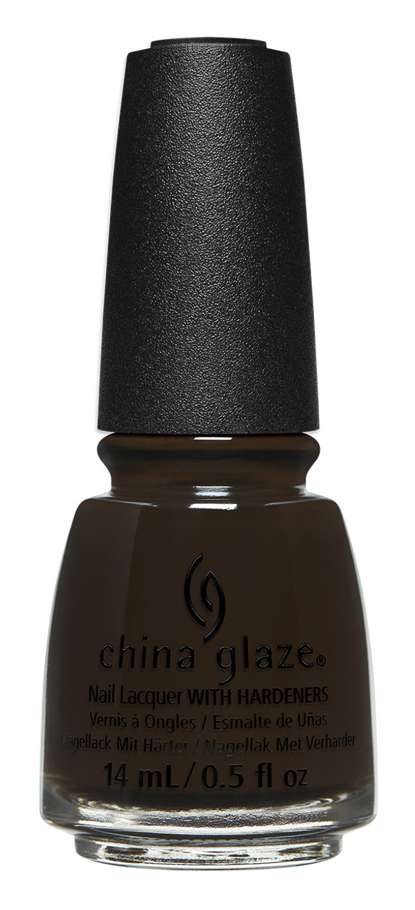 China Glaze Nail Polish Lacquer My Broomstick Runs On Coffee - 0.5 Oz