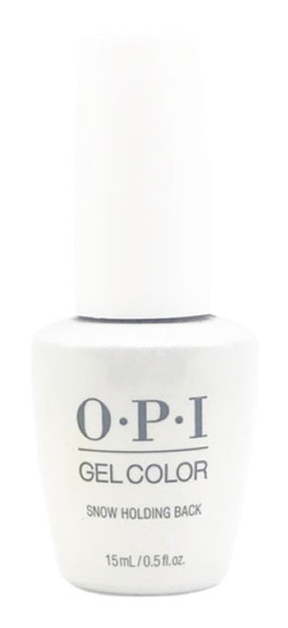 OPI GelColor Snow Holding Back - .5 Oz / 15 mL