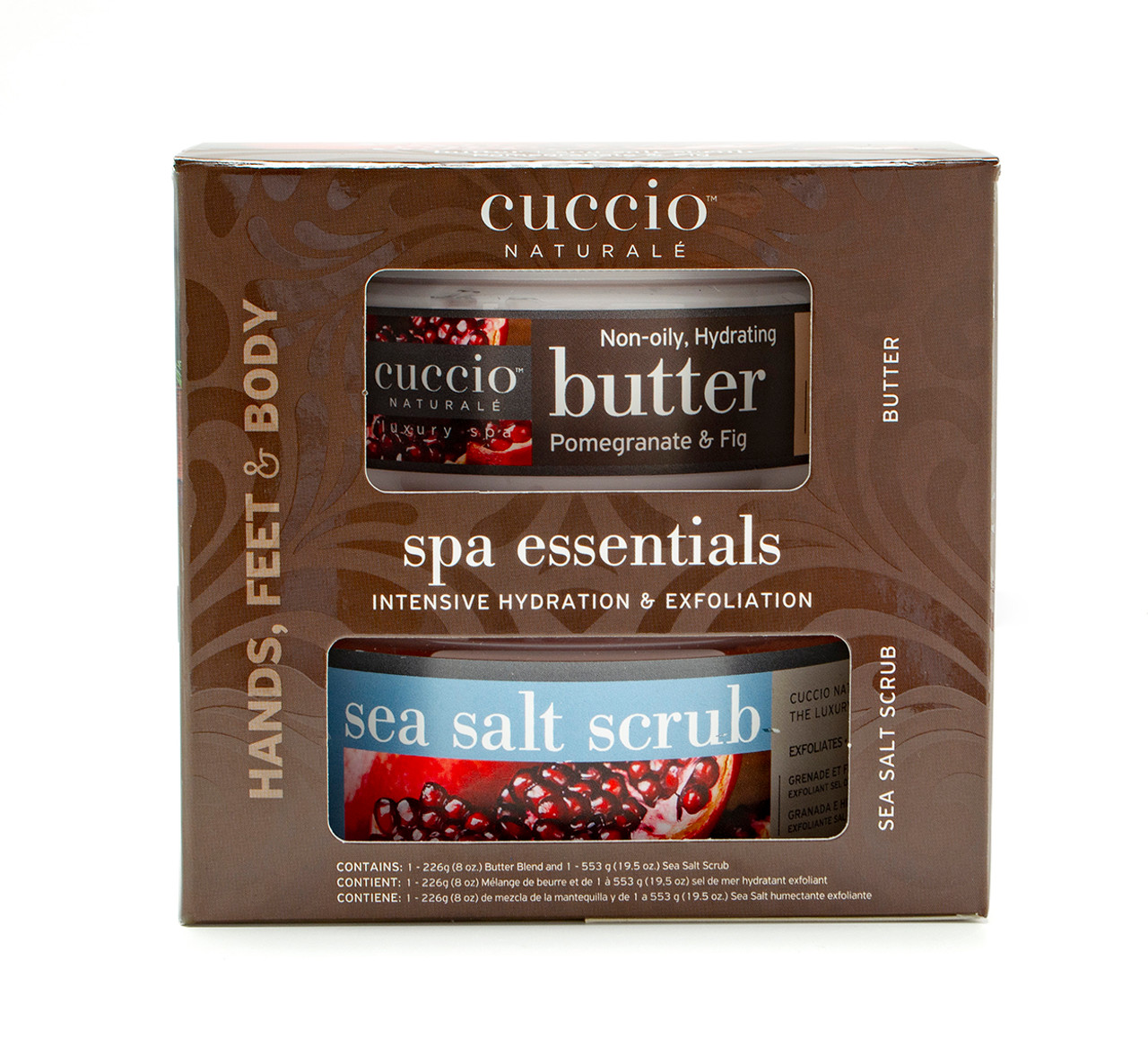 Cuccio Naturale Spa Essential Kit Pomegranate And Fig 2 Piece