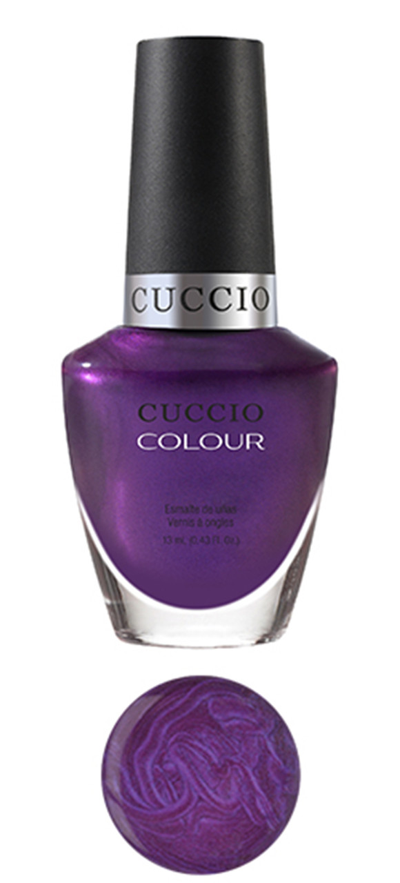 CUCCIO Colour Nail Lacquer Grape To See You - 0.43 Fl. Oz / 13 mL