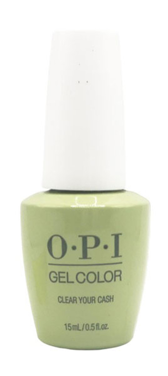OPI GelColor Clear Your Cash - .5 Oz / 15 mL