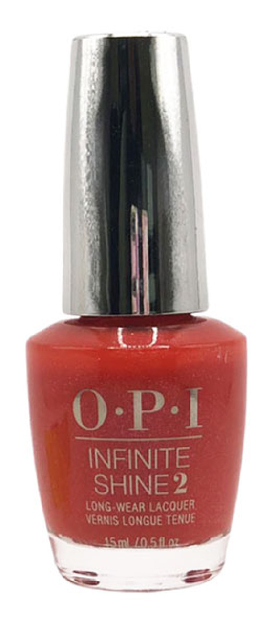 OPI Infinite Shine Left Your Texts On Red - .5 Oz / 15 mL