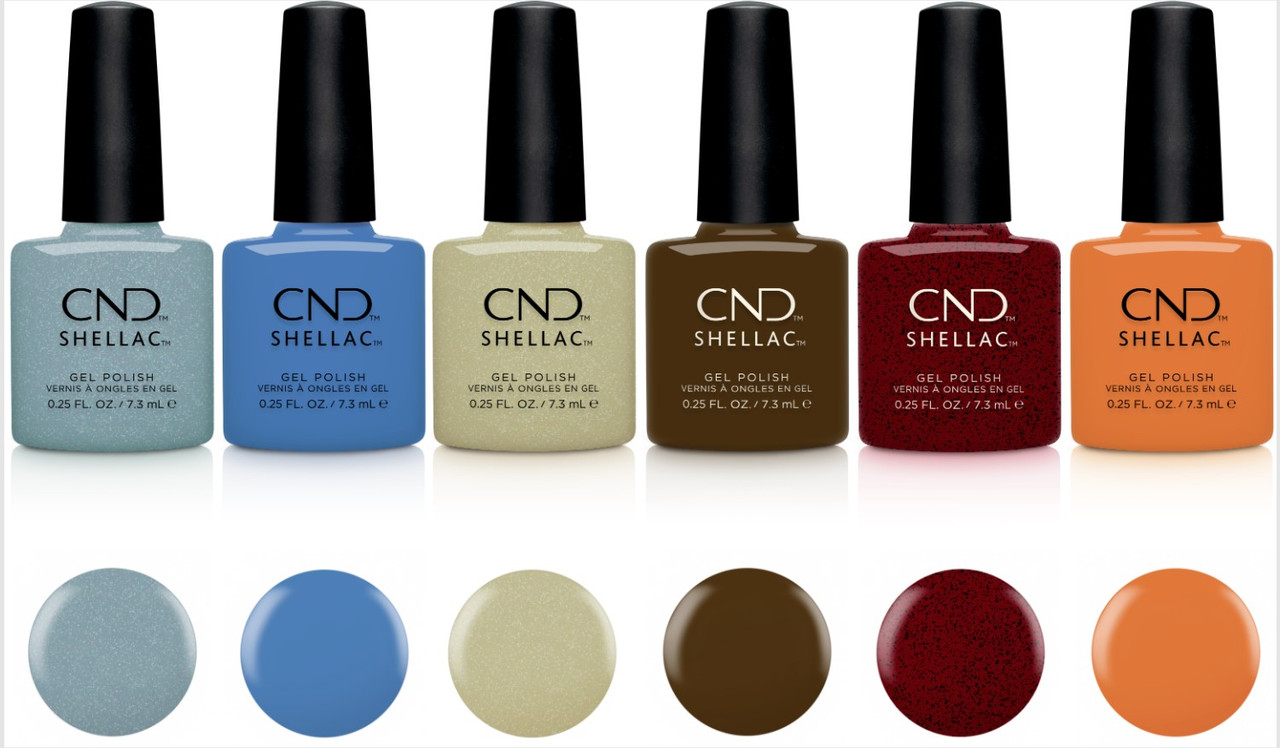 CND Shellac Upcycle Chic Fall 2023 Collection - 6 PC  ** No Display