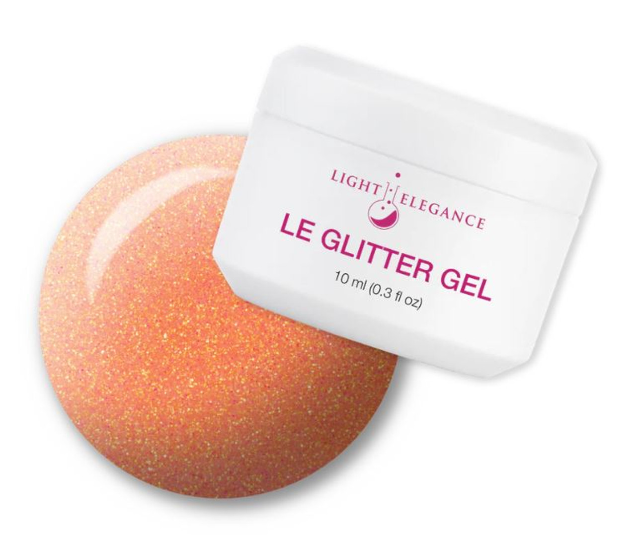 Light Elegance UV/LED Glitter Gel Orange Crush - 10 ml