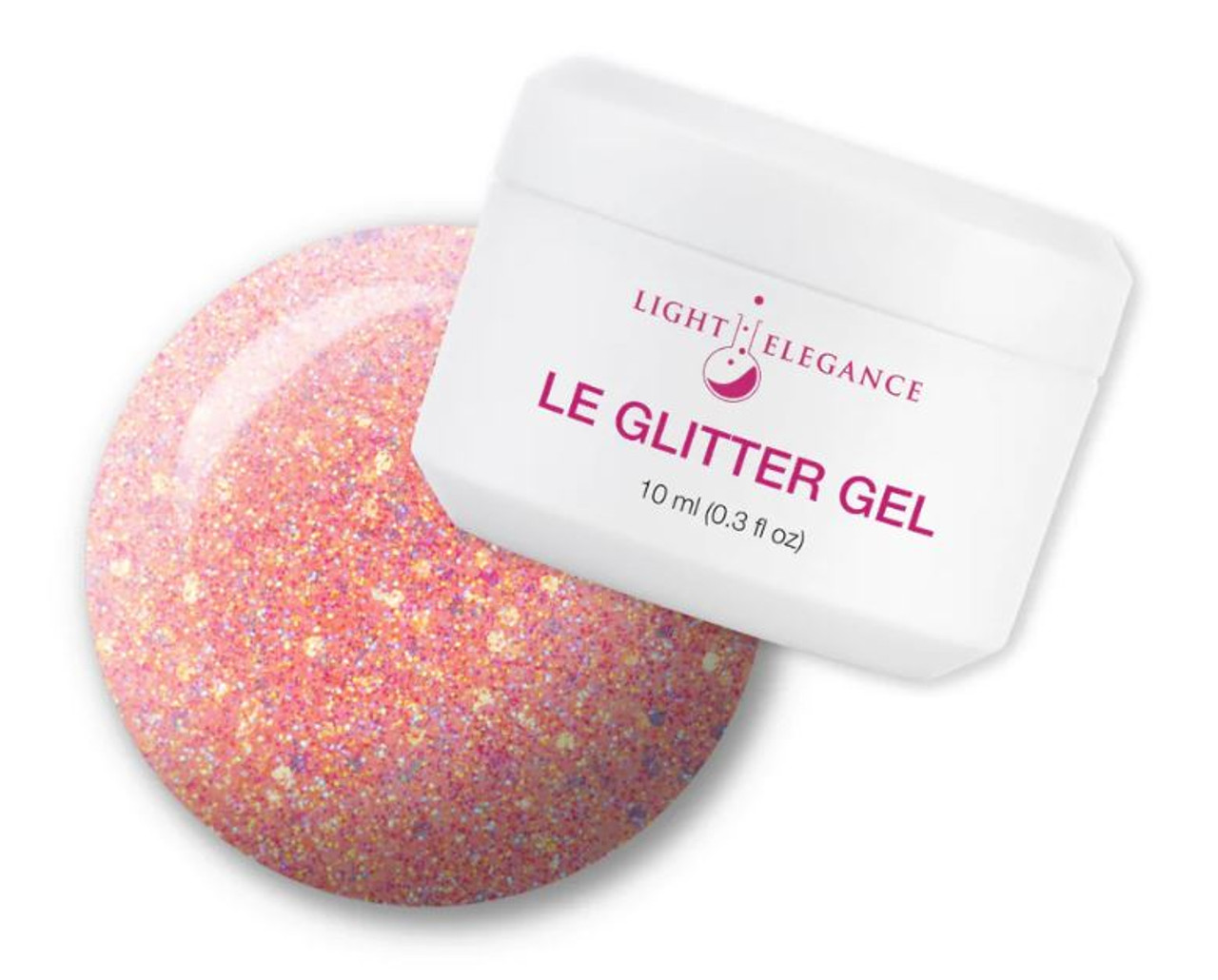 Light Elegance UV/LED Glitter Gel Mango Crush - 10 ml