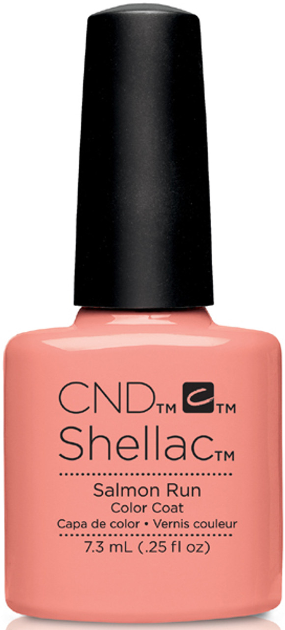 CND Shellac Gel Polish Salmon Run - .25 fl oz