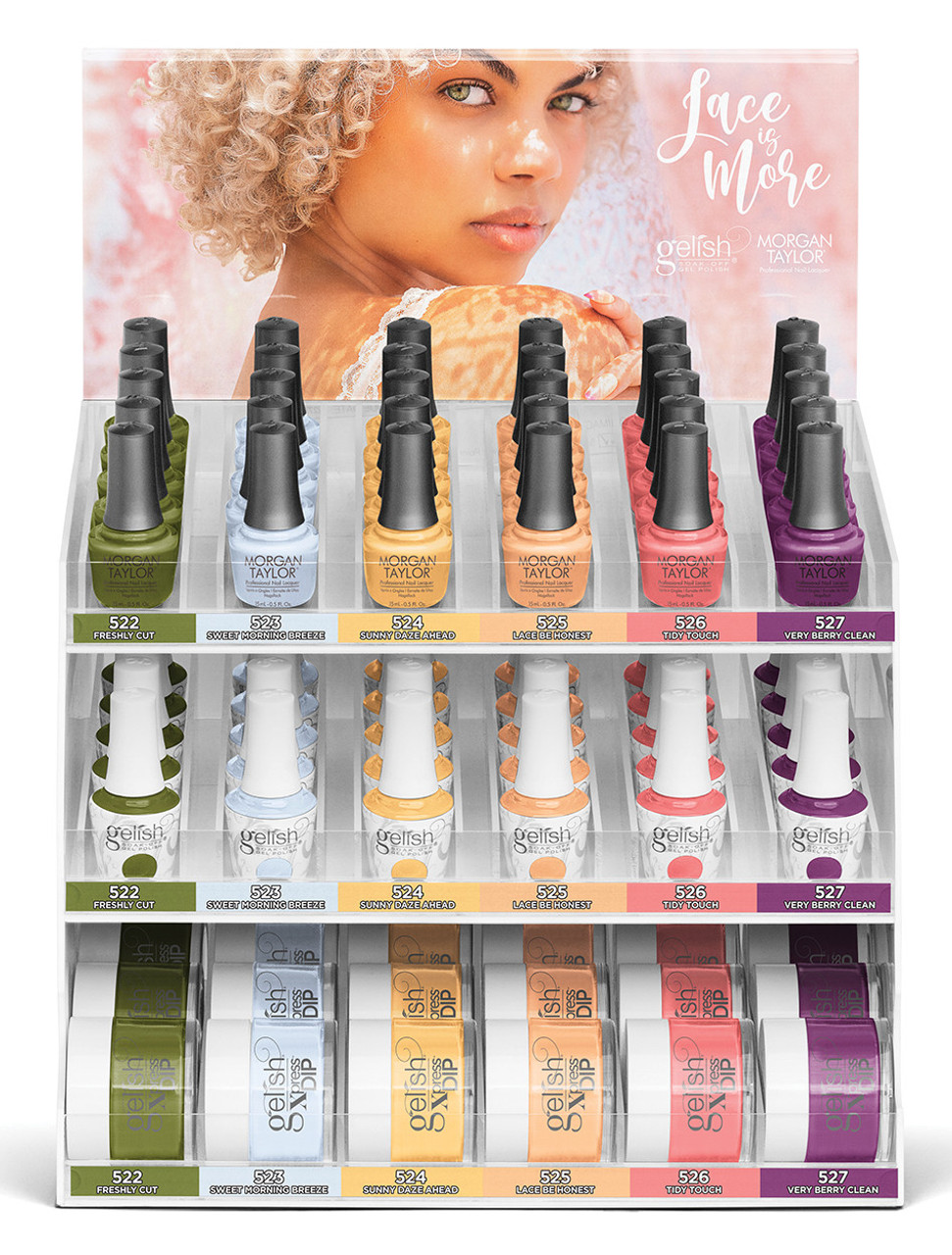 Gelish & Morgan Taylor Spring 2024 Lace Is More Collection