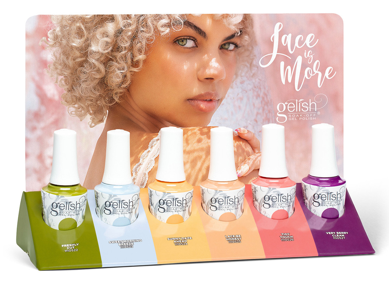 Gelish Spring 2024 Lace Is More Collection - 6 PC Display