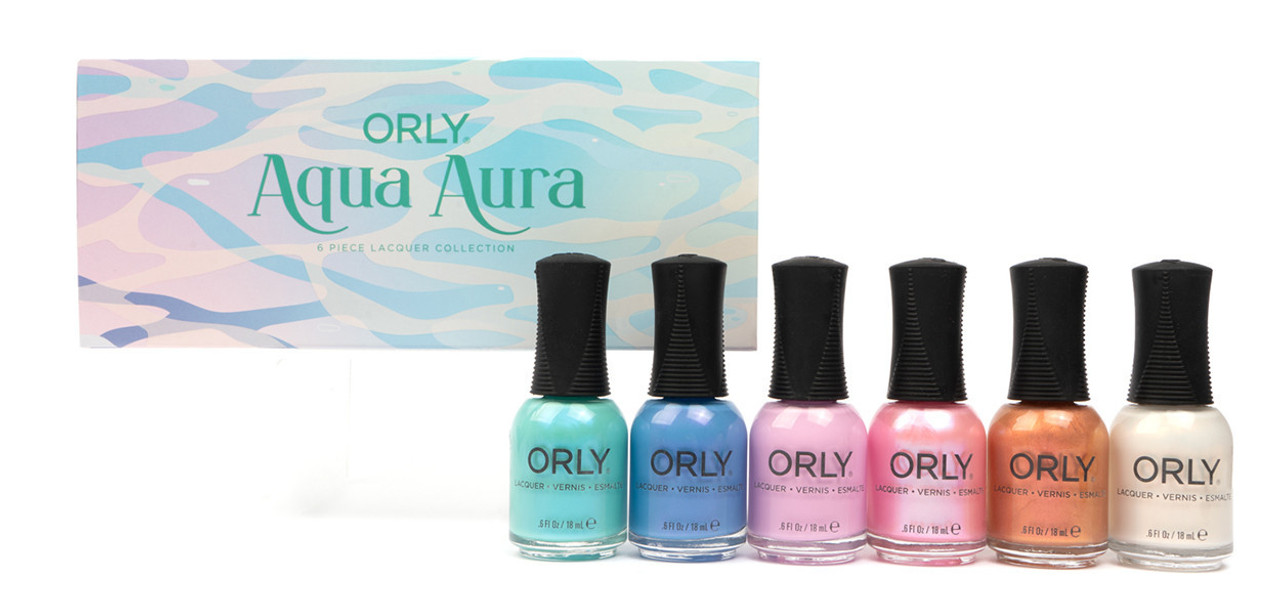 ORLY Nail Lacquer Aqua Aura Spring 2024 Collection - 6 PC  **No Display