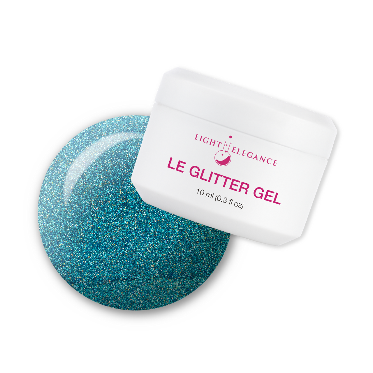 Light Elegance UV/LED Glitter Gel Blast Off Blue - 10 ml