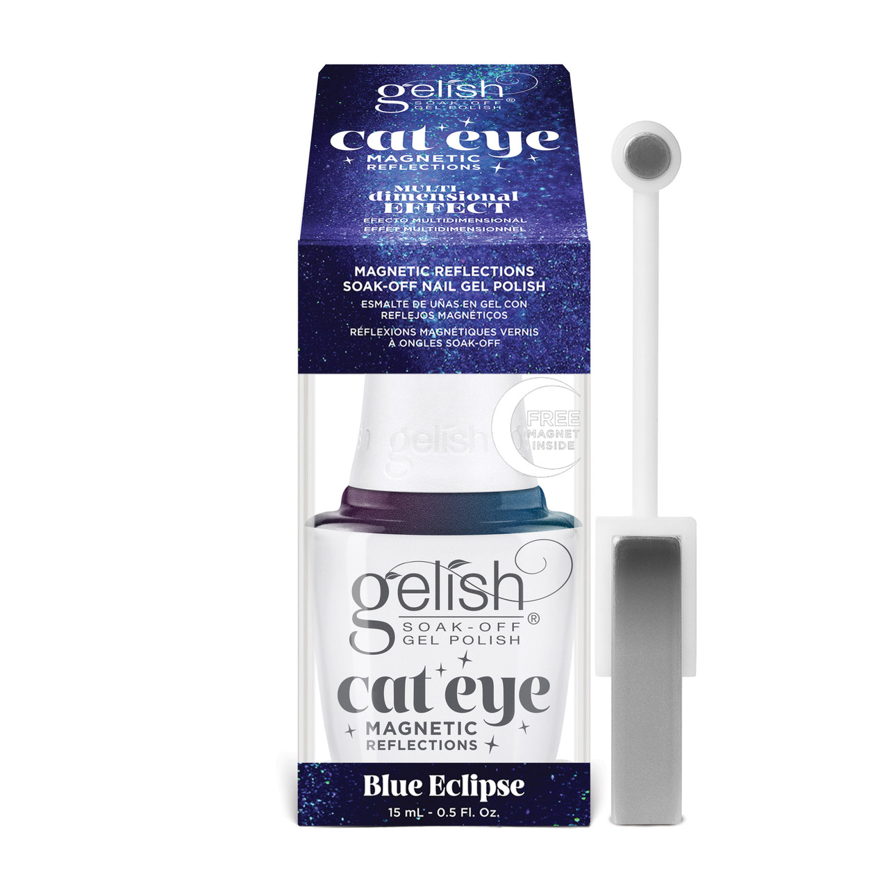 Gelish Cat Eye Magnetic Reflections Blue Eclipse