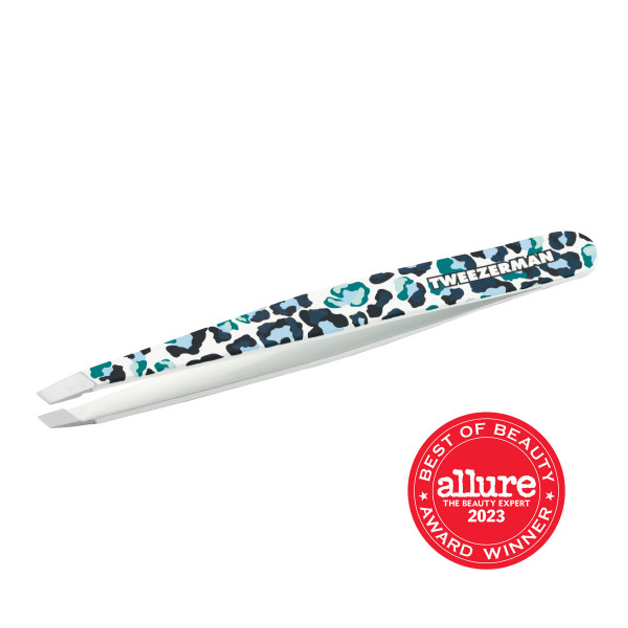 Tweezerman Slant Tweezer - Leopard