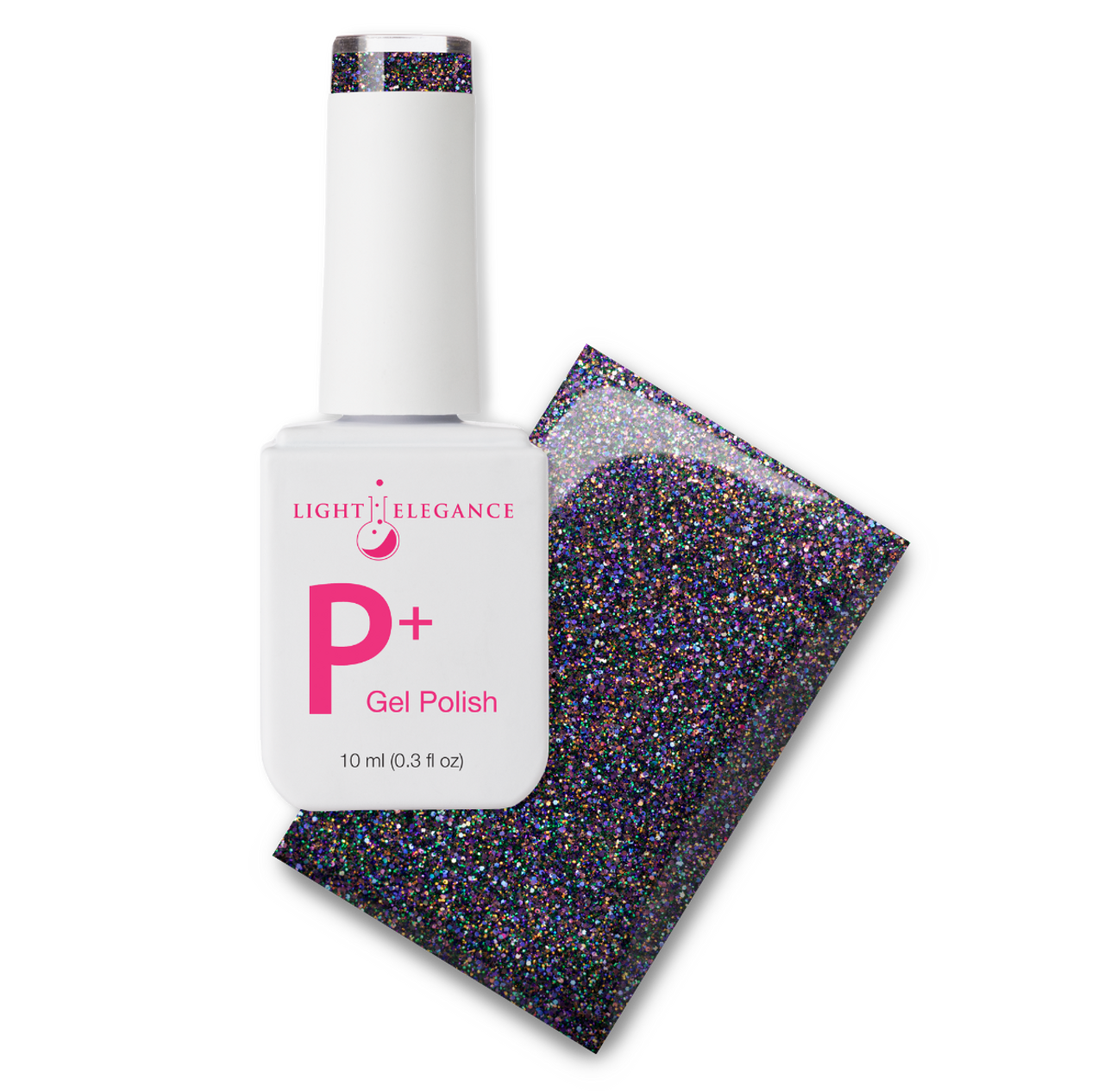 Light Elegance P+ Glitter Gel Polish Filthy Witch - 10 ml