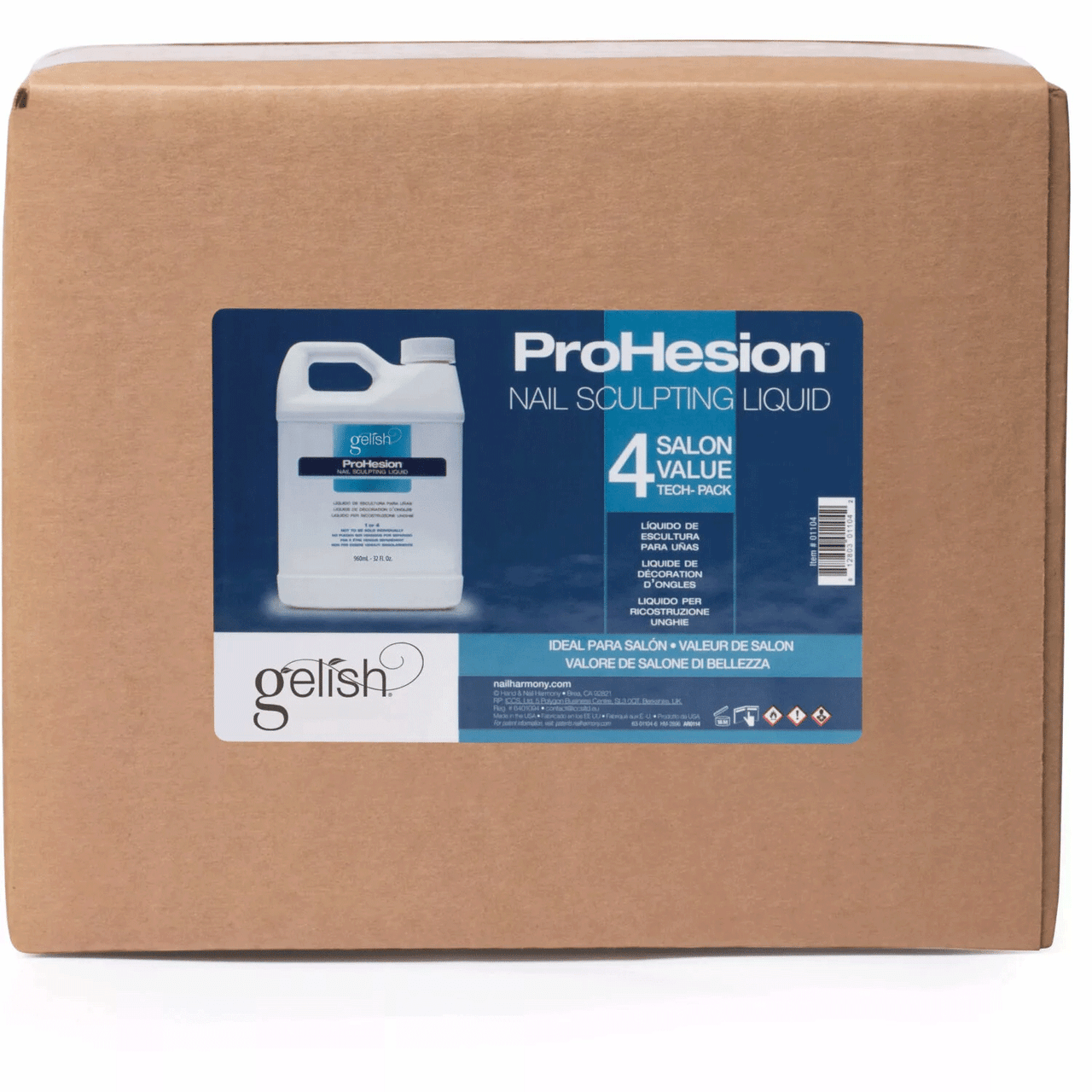 Hand & Nail Harmony Prohesion Nail Sculpting Liquid Tek Pak - 3785 mL | 1 gal