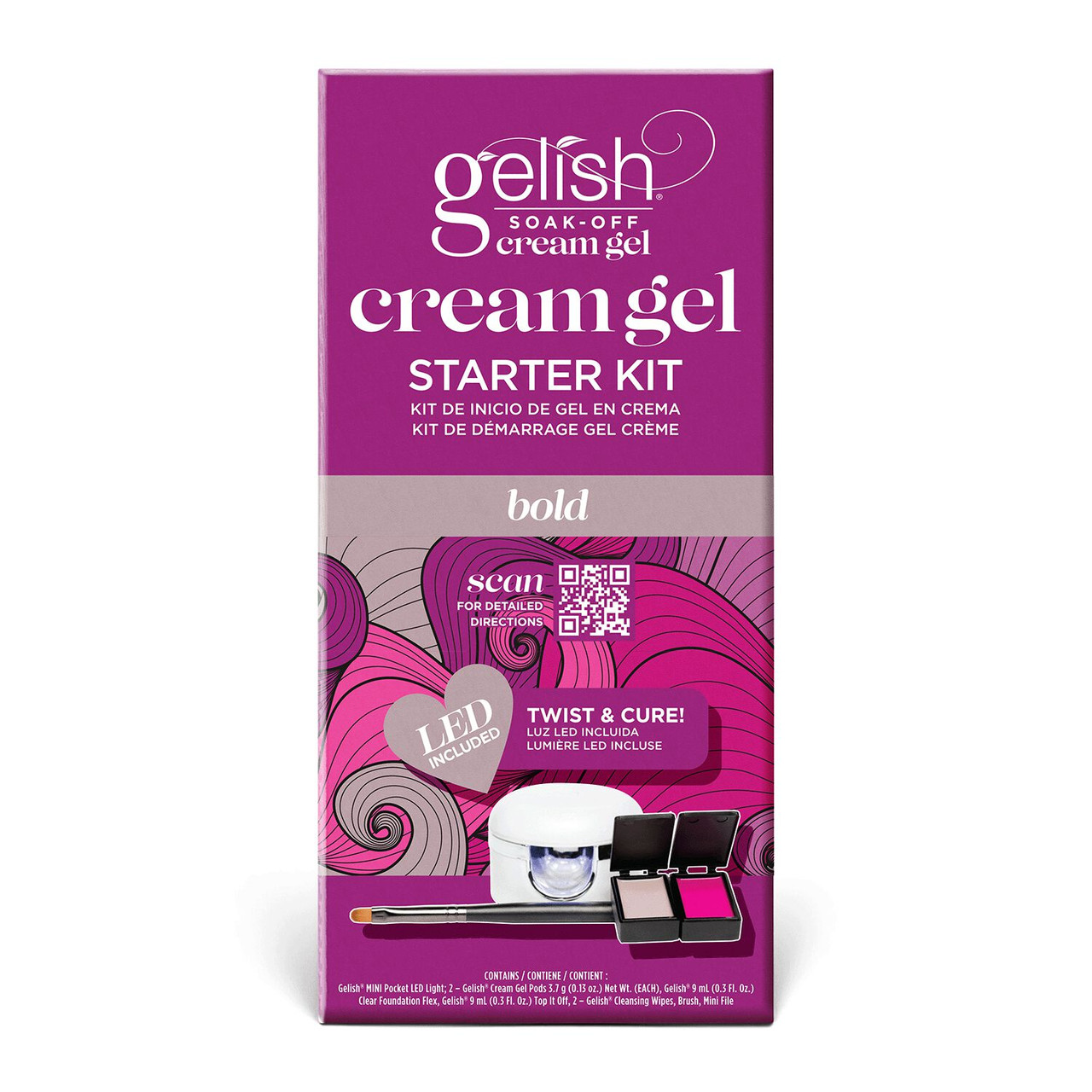 Gelish Solid Cream Gel Starter Kit - Bold