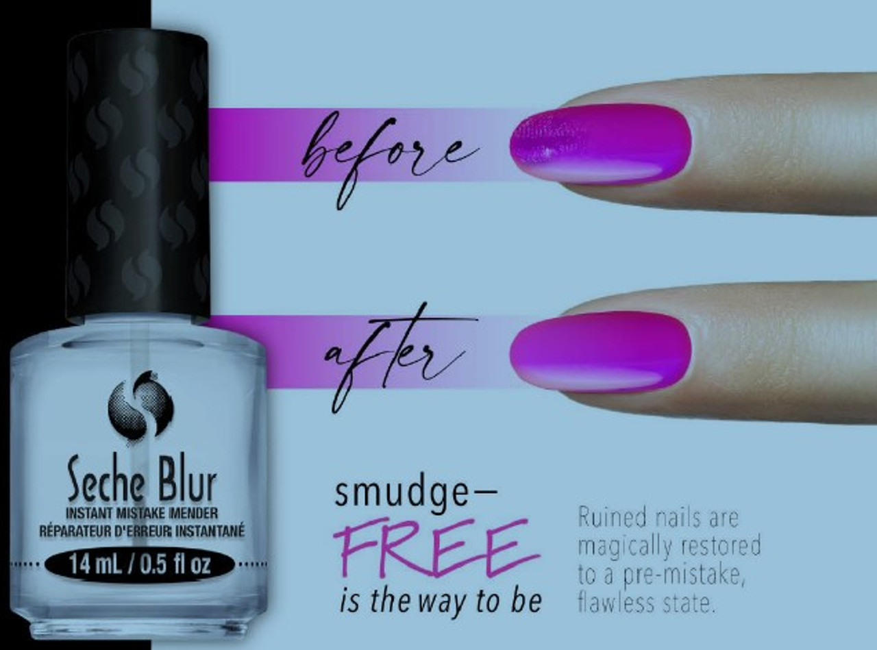 Seche Blur Mani Mistake Blender Top Coat - .5 fl oz