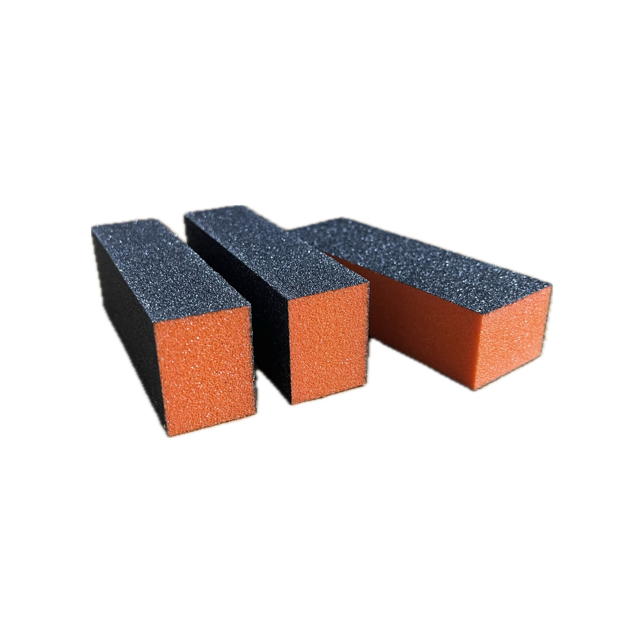 Sofinail Buffer - Orange/Black (80/100 Grit)- 3 Way - 500pcs