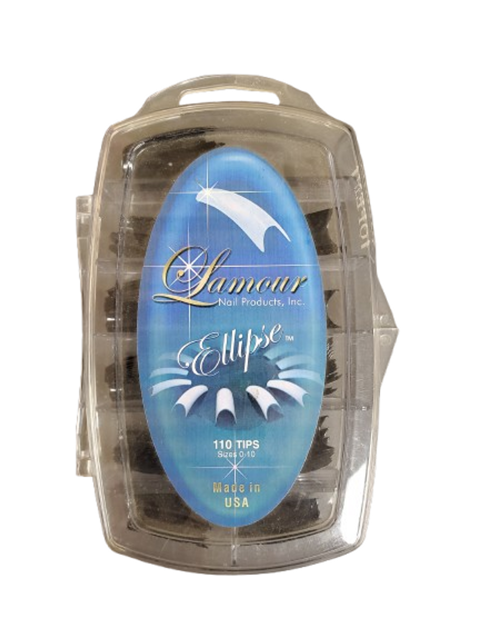 Lamour Ellipse Tips Black - 110ct