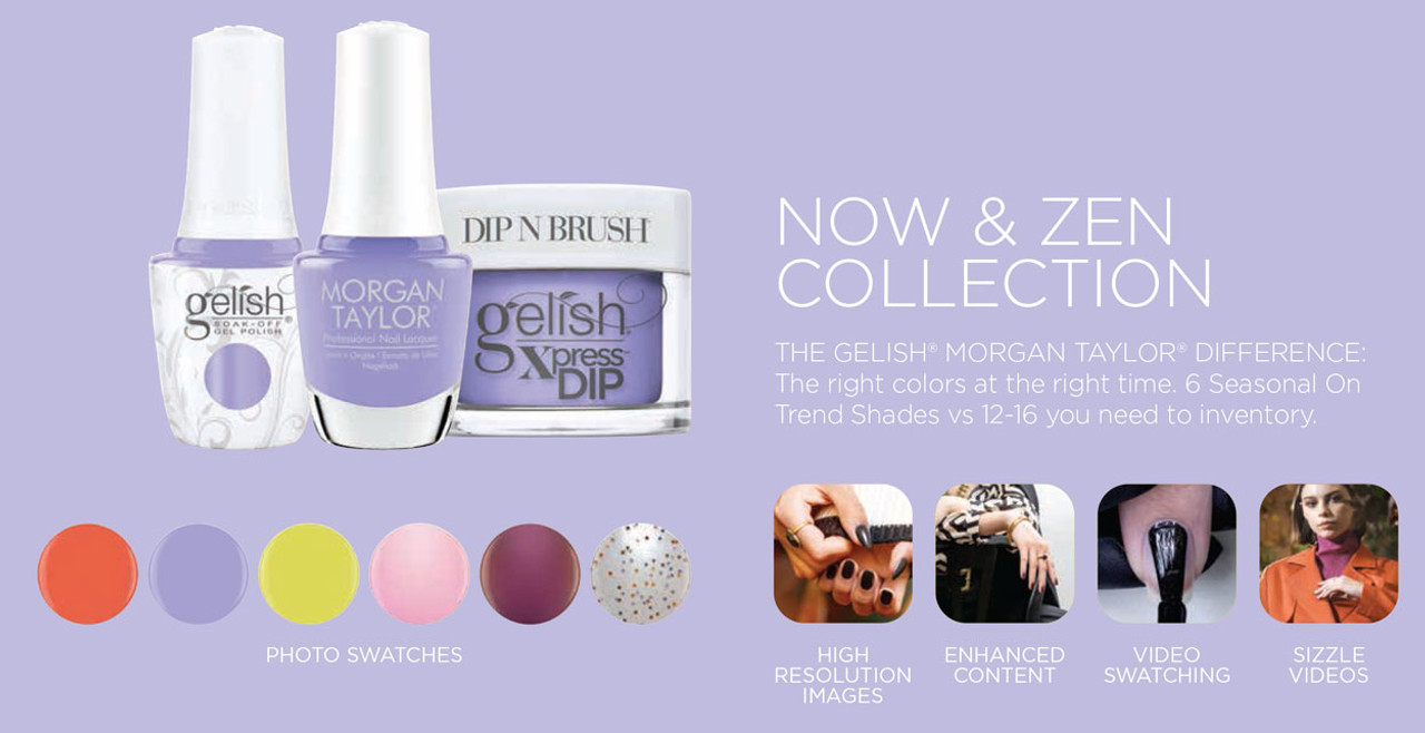 Gelish TRIO Of A Kind Spring 2025 Now & Zen collection (Gel & Lacquer & Dip)